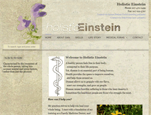 Tablet Screenshot of holistic-einstein.com